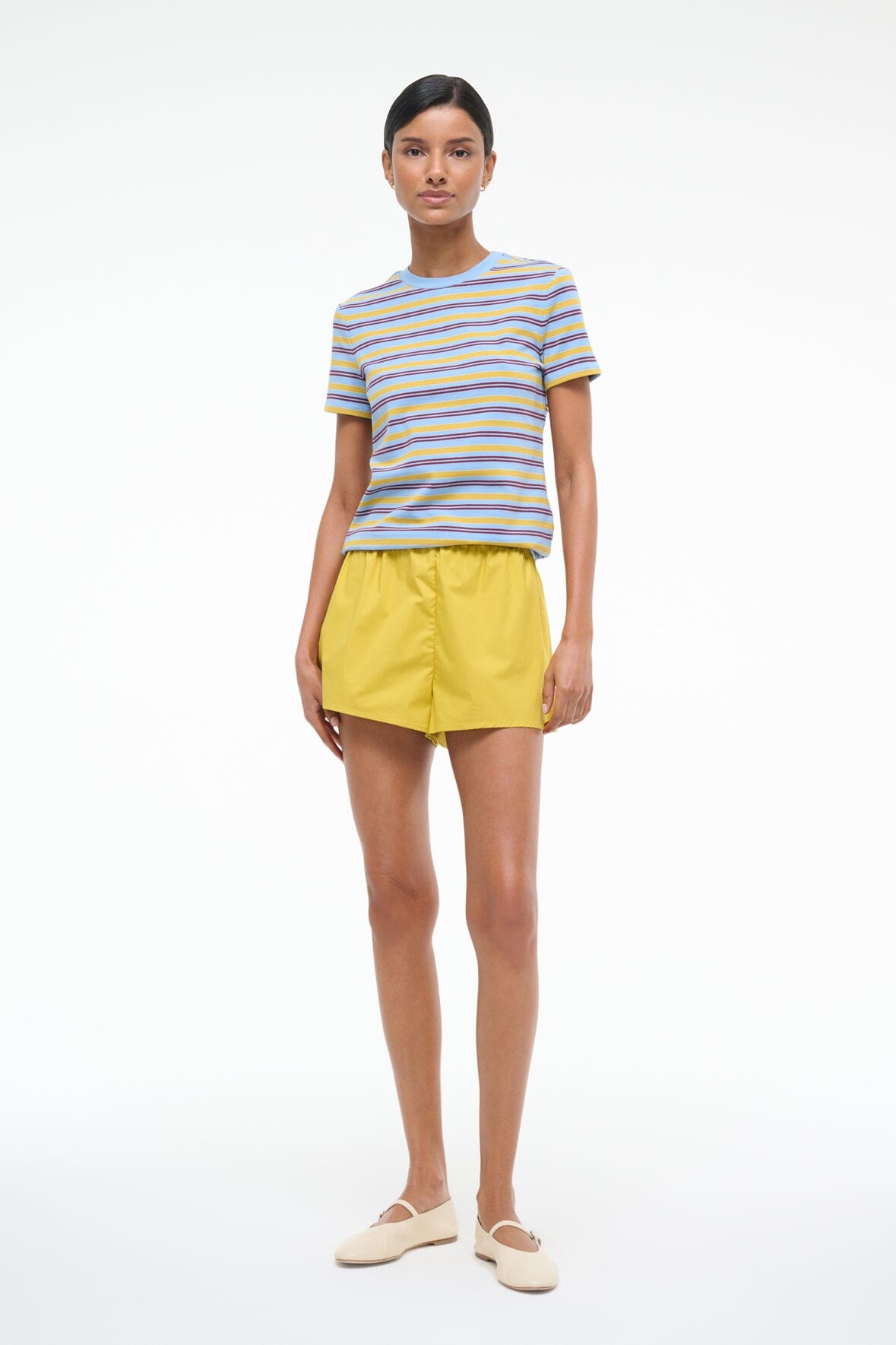 WEEKEND CREW TEE | LINUS STRIPE