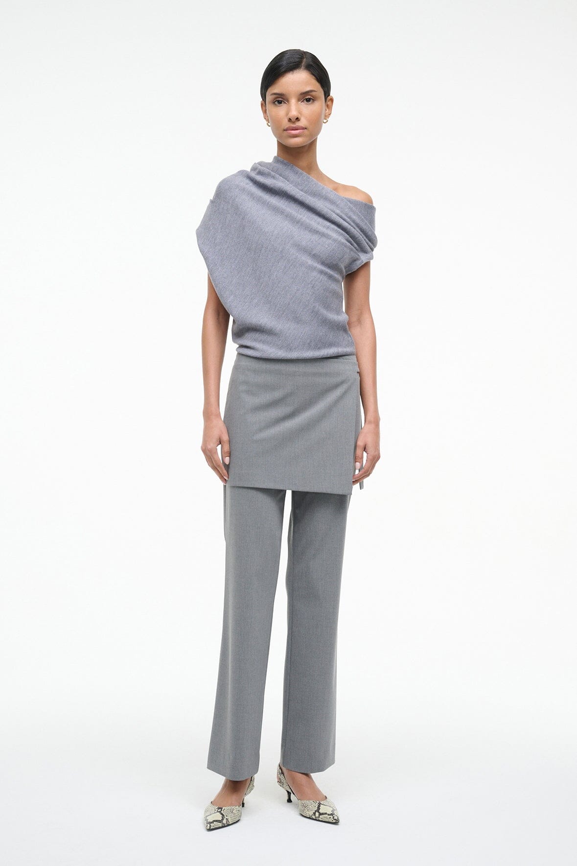 MABEL SWEATER | HEATHER GREY